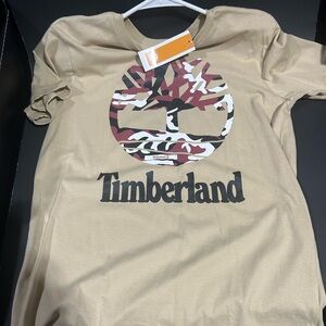 Timberland Kids Tan Graphic Tee